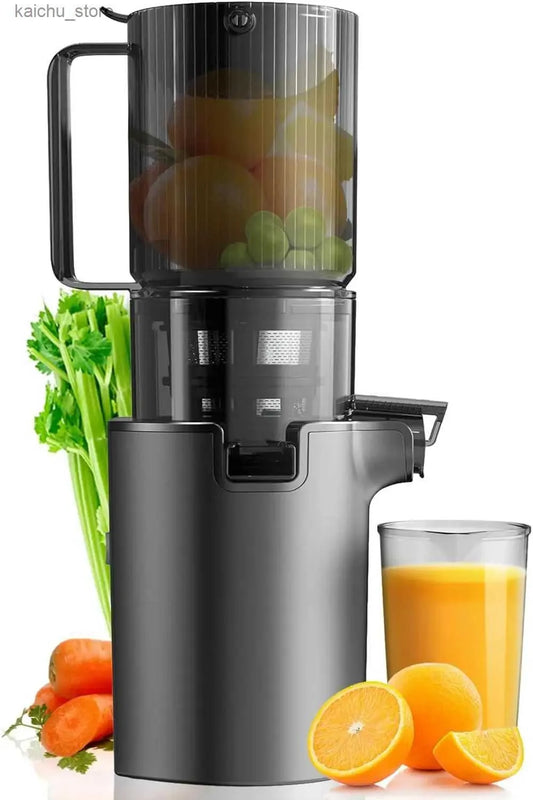 Juicers Mastic Juicer Slow Cold Juicer with Large Inlet and Continuous Feeding Port Low-Noise Juicer Y240418